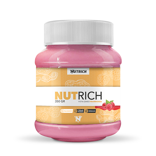 Nutrich Creamy Frambuazlı Doğal Fıstık Ezmesi 350 Gr